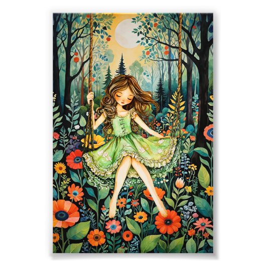 気が狂う自然が流れ遠くにる フォトプリント            (正面)