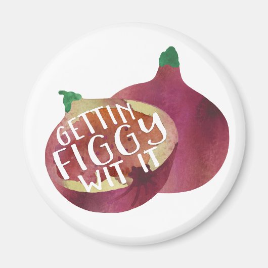 気が狂う | Veggie Pun マグネット (正面)