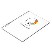 気が狂ったヨガの棒の姿 ノートブック (左側)