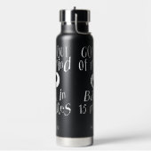 「気が狂った」名前をカスタムする ウォーターボトル (左面)