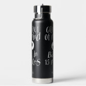 「気が狂った」名前をカスタムする ウォーターボトル (右面)