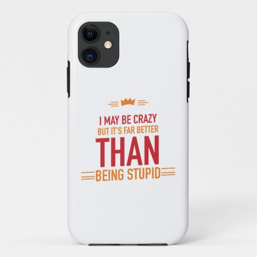 「気が狂ってるかも」文字入りiPhone 11ケース Case-Mate iPhoneケース (裏面)
