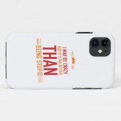 「気が狂ってるかも」文字入りiPhone 11ケース Case-Mate iPhoneケース (裏面(横))