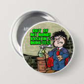 気が狂って 缶バッジ (正面&裏面)