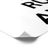 気が狂走いて遠くに保落ち着いて ポスター (角)