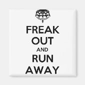 気が狂走いて遠くに保落ち着いて マグネット (正面)