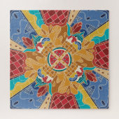 気さくな夏カラフル:おもしろいと ジグソーパズル (横)