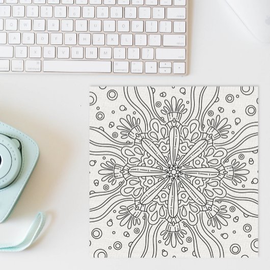 気さくな夏:かわいい色あなた自身の着色 ポスター