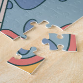 気さくな夏:パステルとパタよくはしゃぐーン ジグソーパズル (側面)