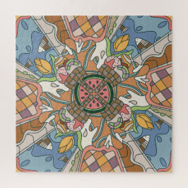 気さくな夏：パステルとパタよくはしゃぐーン ジグソーパズル