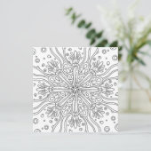 気さくな夏:可愛い色自分のカラーリングカード (スタンド正面)