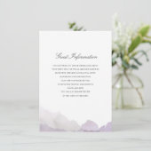 気さくな結婚式の挿入物 エンクロージャーカード (スタンド正面)