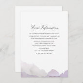 気さくな結婚式の挿入物 エンクロージャーカード (正面/裏面)