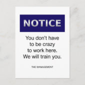 気づかなくてもよ熱狂するいおもしろい ポストカード (正面)