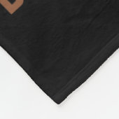 気づかれぬSyブラッククイーンアフリカ系アメリカ人女性L フリースブランケット (角)