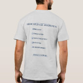 気づきの原則 Tシャツ (裏面)