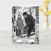 気におよび懸念カード カード (黄色い花)