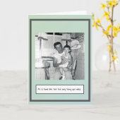 気におよび懸念 カード (黄色い花)