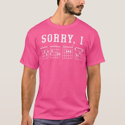気にしないでギターコード Tシャツ (正面)