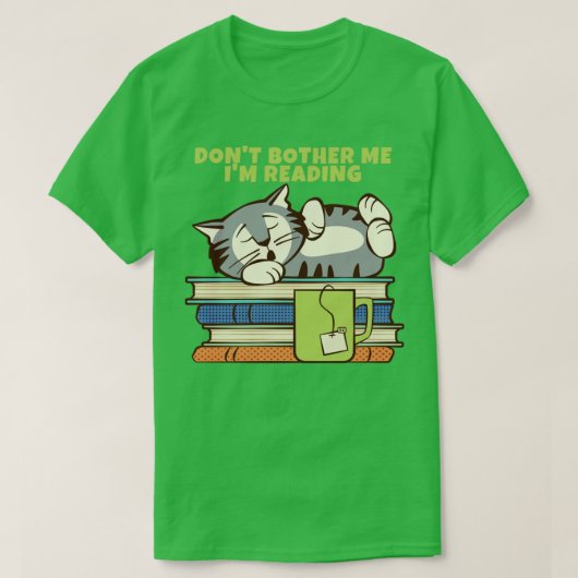 気にしないで読くれ Tシャツ (デザイン正面)
