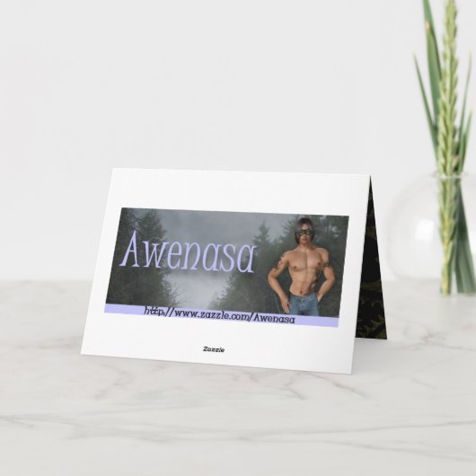 気にしないで カード (裏面)