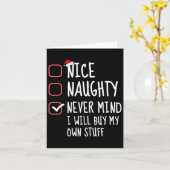 気にしないで 私自身で買うからいいや カード (黄色い花)