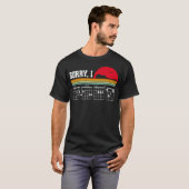 気にしないで Hidden Message レトロギター Tシャツ (正面フル)