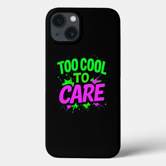 気にしないほどクール Too Cool To Care Case-Mate iPho iPhoneケース (裏面)