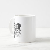 気にしないゼロニワトリ コーヒーマグカップ (正面左)