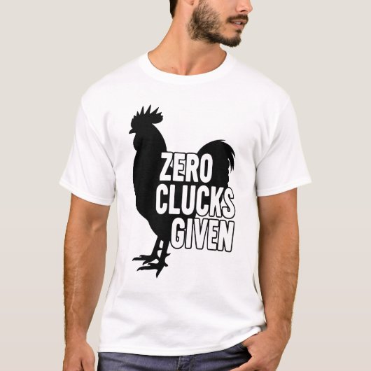 気にしないゼロニワトリ Tシャツ (正面)
