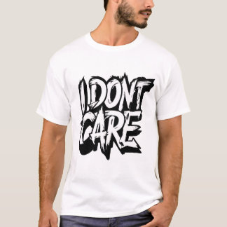 気にしないテキストアート Tシャツ