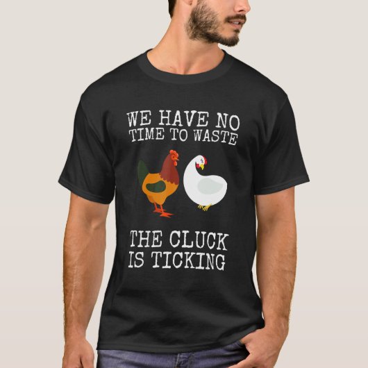 気にしないニワトリ農家 Tシャツ (正面)