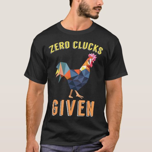 気にしないニワトリTシャツ Tシャツ (正面)