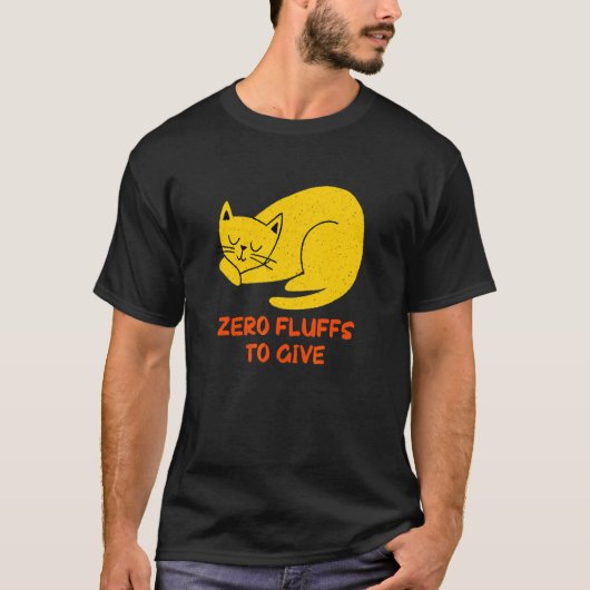 気にしないネコ ねこ飼い 仔猫 猫パパ Tシャツ (正面)