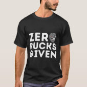 気にしないパック - おもしろアイスホッケー選手ギフト Tシャツ (正面)