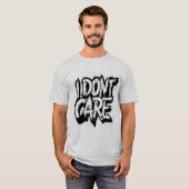 気にしないプリントTシャツ Tシャツ (正面フル)