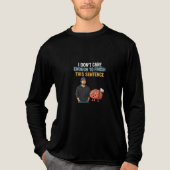 気にしない主義 - サラリーマン風刺デザイン トライブレンドTシャツ (正面)