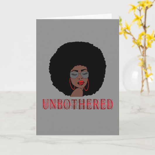 気にしない カード (黄色い花)