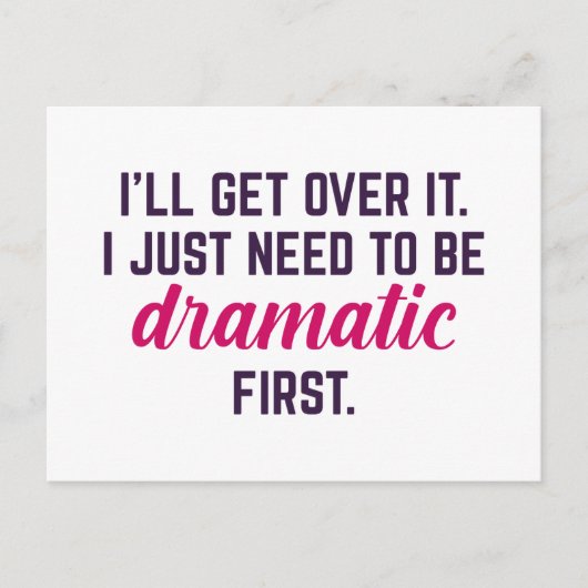 気にしない ポストカード (正面)