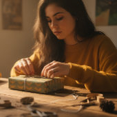 気にしない ラッピングペーパーシート