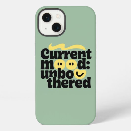 気にしない iPhoneケース (裏面)