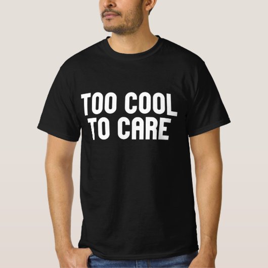 気にしない Tシャツ (正面)