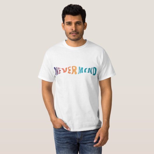 気にしない Tシャツ (正面フル)