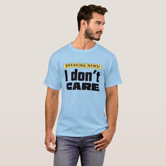 気にしない Tシャツ (正面フル)