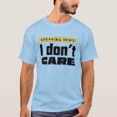 気にしない Tシャツ (正面)