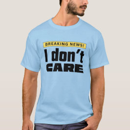 気にしない Tシャツ