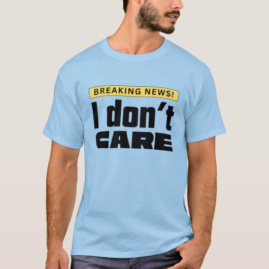 気にしない Tシャツ (正面)
