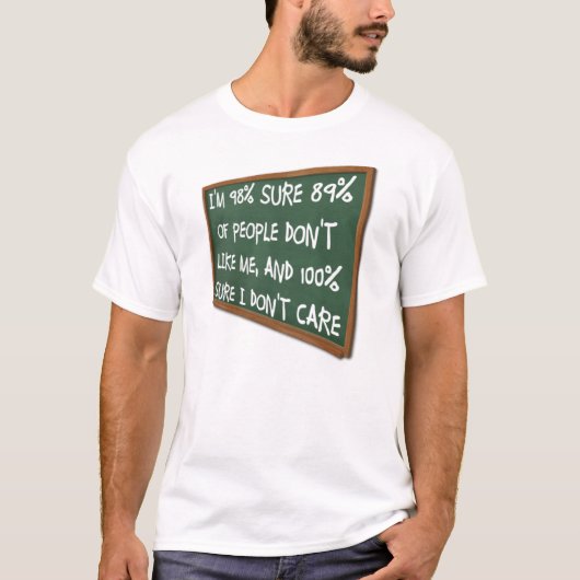 気にしないTシャツ Tシャツ (正面)