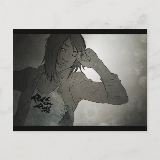 気にするな… ポストカード (正面)