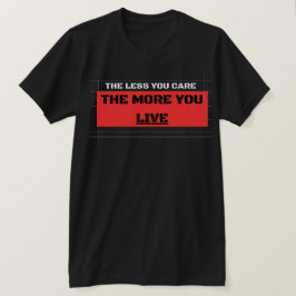 気にするな、生きろ ストリートウェア Tシャツ